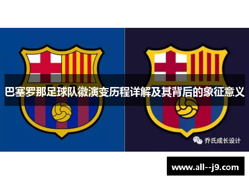 巴塞罗那足球队徽演变历程详解及其背后的象征意义 巴塞罗那足球队徽演变历程详解及其背后的象征意义